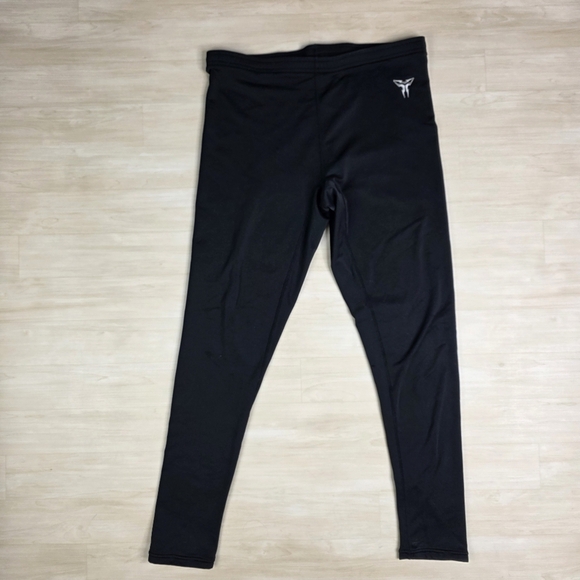 Nike Y2K Workout Compression Tight Leggings Fit Dry Kobe Mamba Logo Size Large - Picture 1 of 10